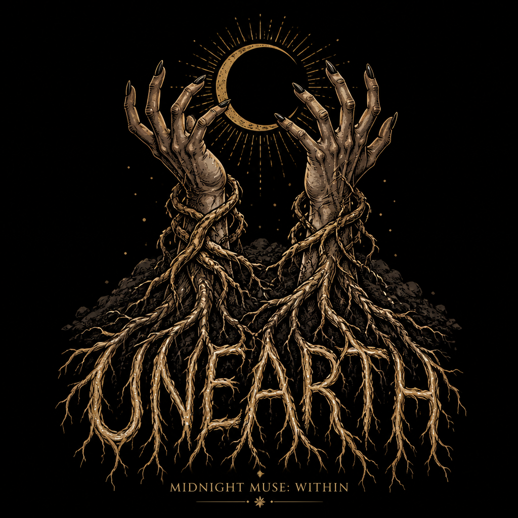 UNEARTH tee graphic