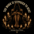 The Work Is Supposed To Hurt tee graphic