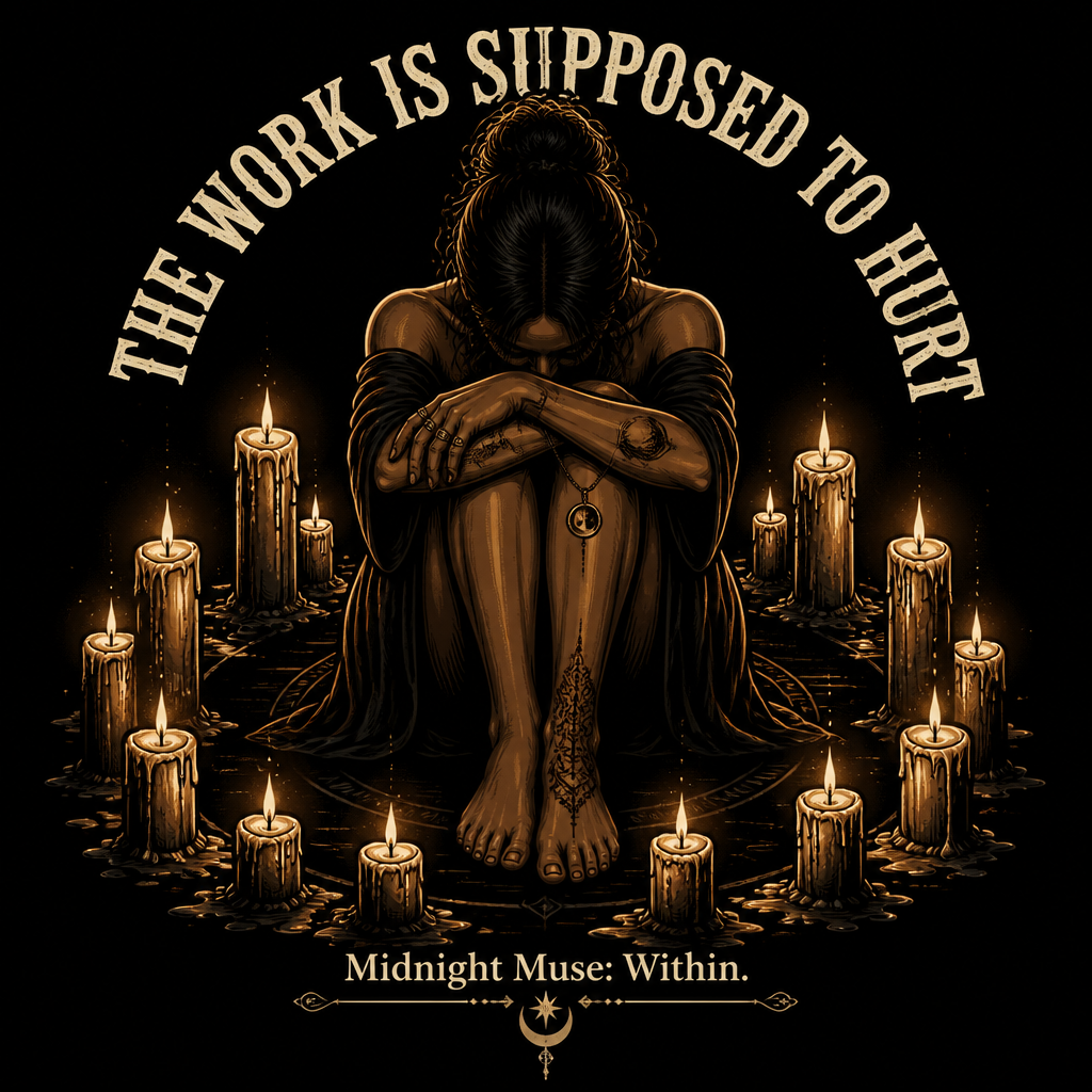 The Work Is Supposed To Hurt tee graphic