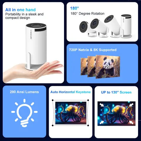 Mini Portable Pocket Projector