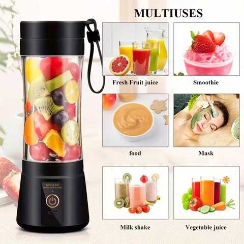 Portable USB Rechargeable Mini Blender Bottle